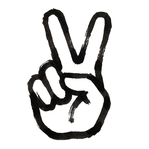 Peace Sign Hand
