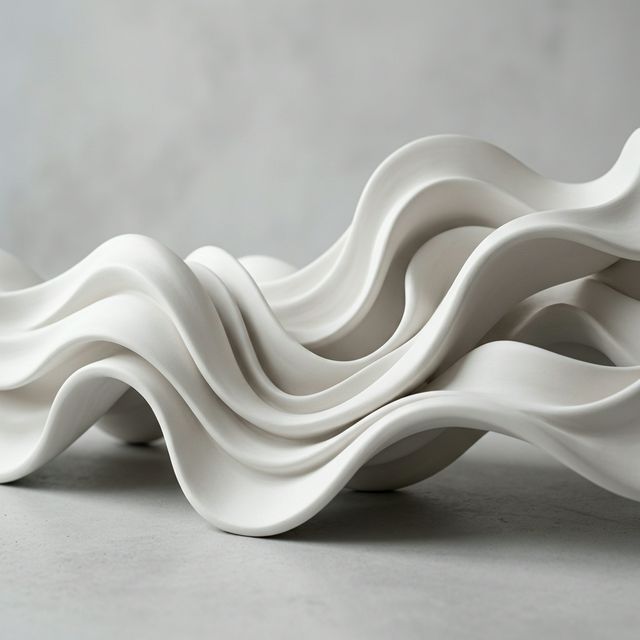 Abstract 3D wave texture